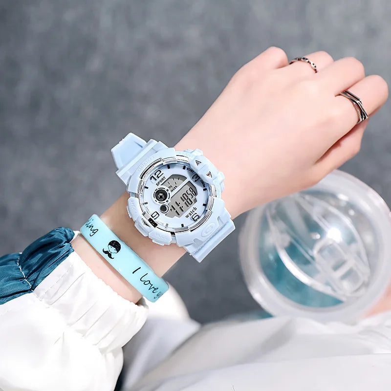 Electronic watch, unicorn junior high school student outdoor sports luminous electronic watch