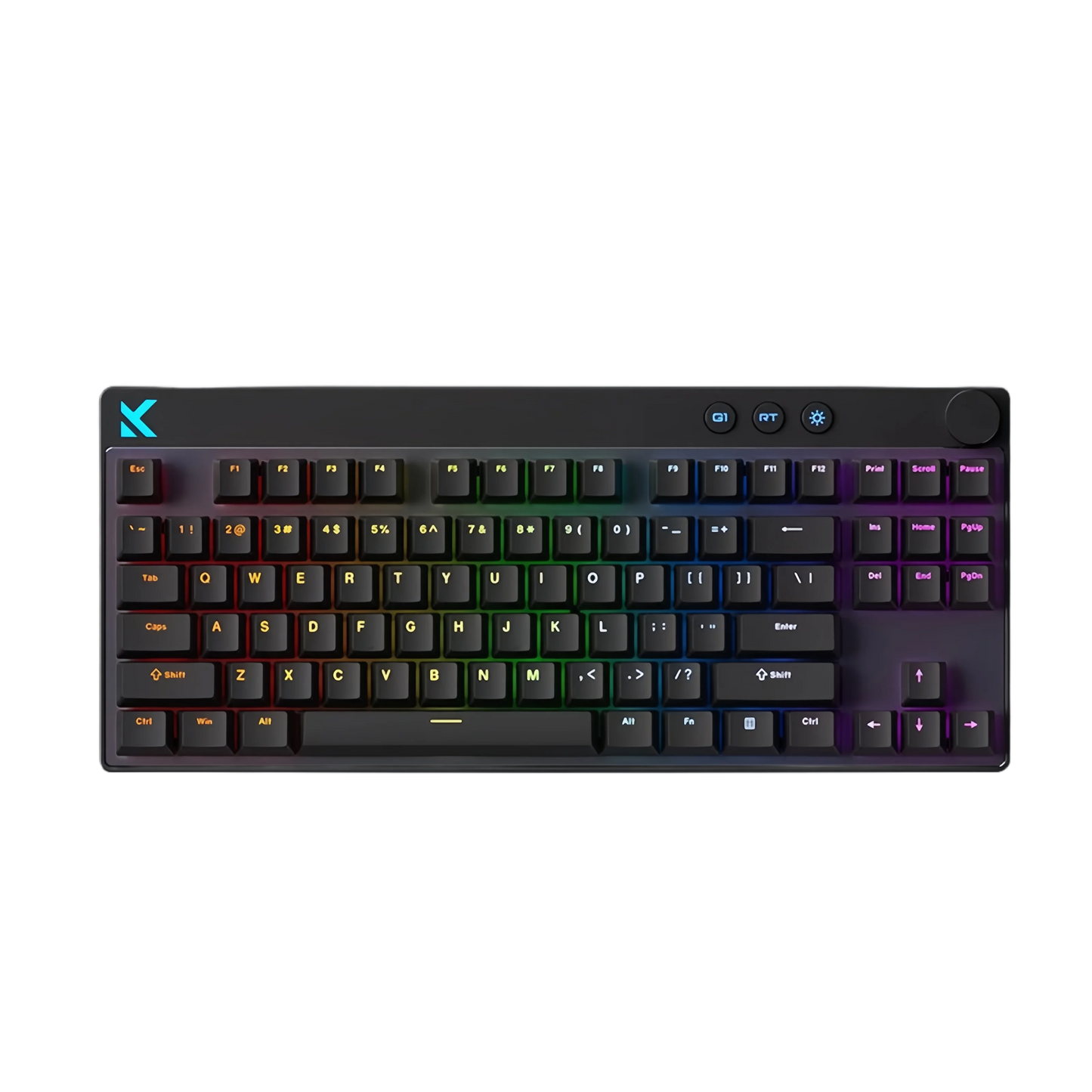 Mix87 Magnetic Switch Gaming Keyboard Hall Effect Ultra-Low Latency 0.005mm Lightning magnetic axis Office Wired Keyboard