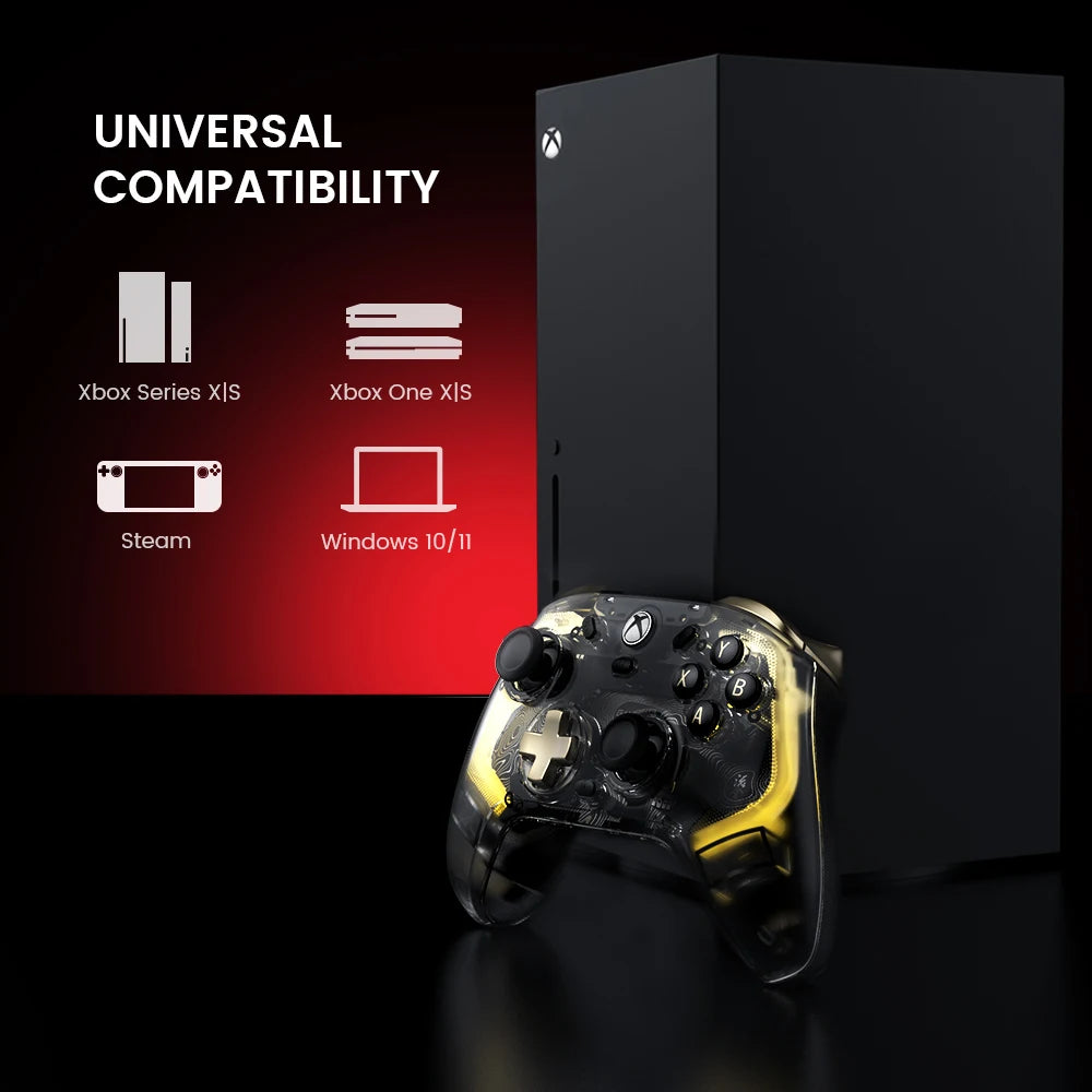 Kaleid Flux Xbox Controller Wired Gamepad for Xbox Series X, Xbox Series S, Xbox One game console Hall Effect Joystick