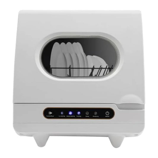 Small Dishwasher 1200W Portable Dishwasher with 5L Builtin Water Tank Low Noise Operation 6 Cleaning Modes 360 Rotating Spray
