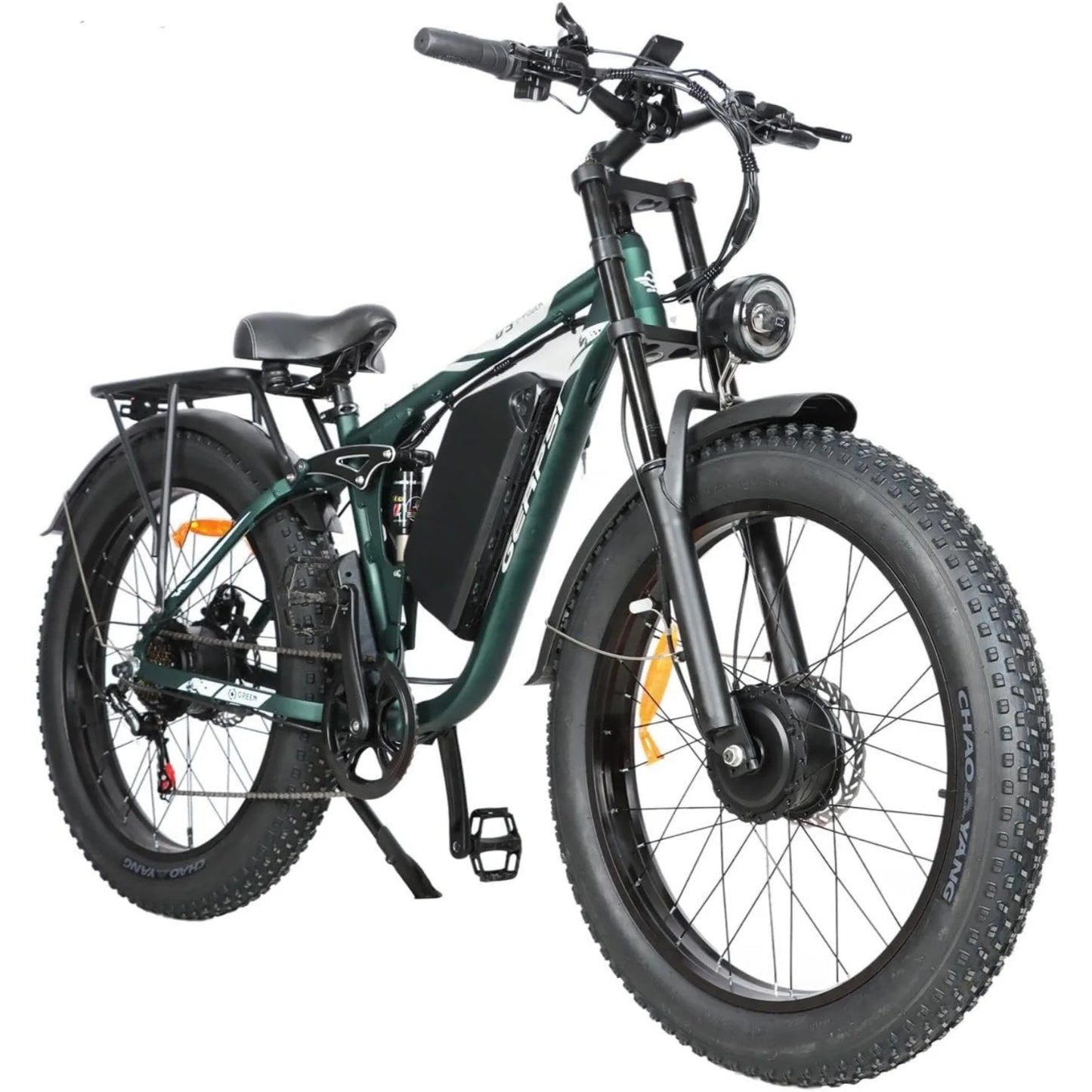 DM01 2000W Moto Electric Bicycle 60V30AH Battery Color Display 42 MPH E Bike UL2849