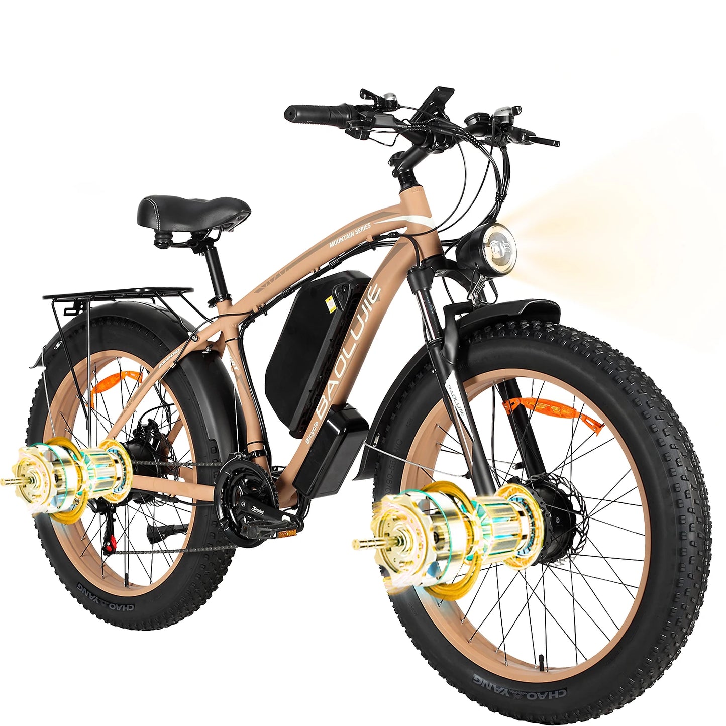 DM01 2000W Moto Electric Bicycle 60V30AH Battery Color Display 42 MPH E Bike UL2849