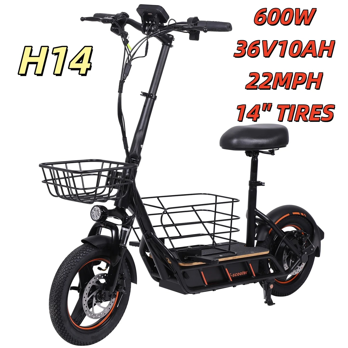 1200W Off Road Electric Scooter for Adults 48V Long Range E-Scooter 30MPH Fast Speed 11" Tubeless Tire Foldable Kick Scooter