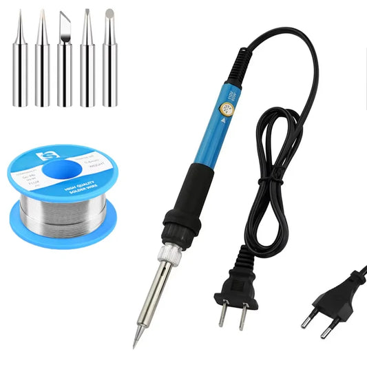 Adjustable Temperature Electric Soldering Iron 110V/220V 60W Solder Iron Tin Professional Tin Welder Electric Tin Welder Heat