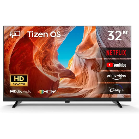 Smart TV 32 Inch, Television Compatible with Samsung TV Plus Powered by Tizen OS, 720 HD TV with Dolby Audio