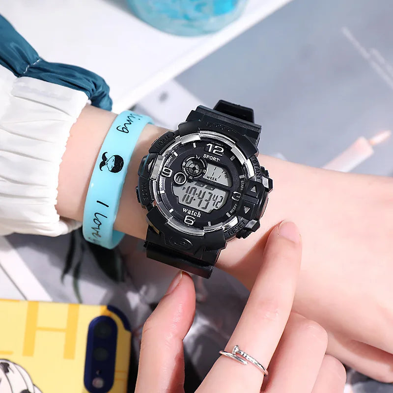 Electronic watch, unicorn junior high school student outdoor sports luminous electronic watch