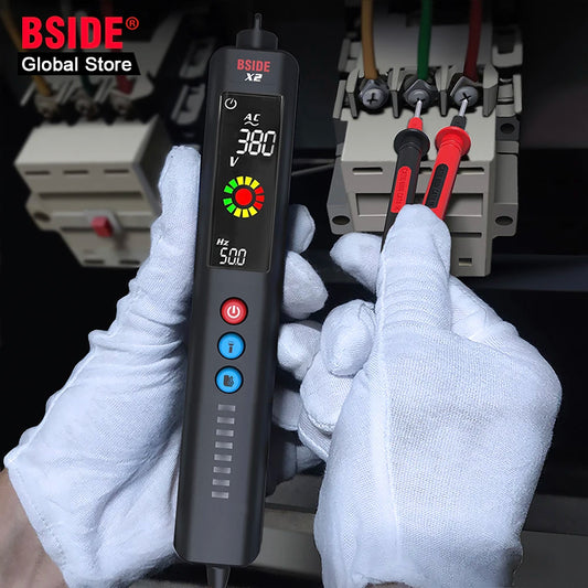X1 EBTN Voltage Tester Electronic True AMS Color Display Automatic Non-Contact NCV AC DC Capacitor Breakpoint Live Wire