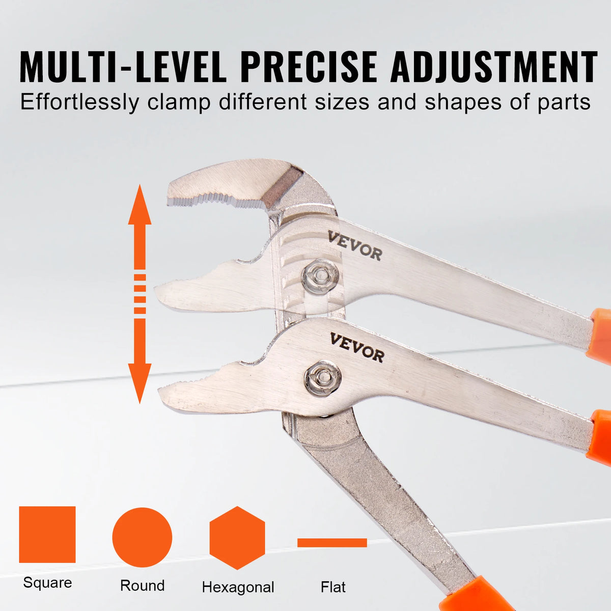 8-Piece Pliers Set 8" Linesman's Pliers 6" Slip Joint Pliers Long Nose Pliers 6" Diagonal Cutter 10" Adjustable Wrench
