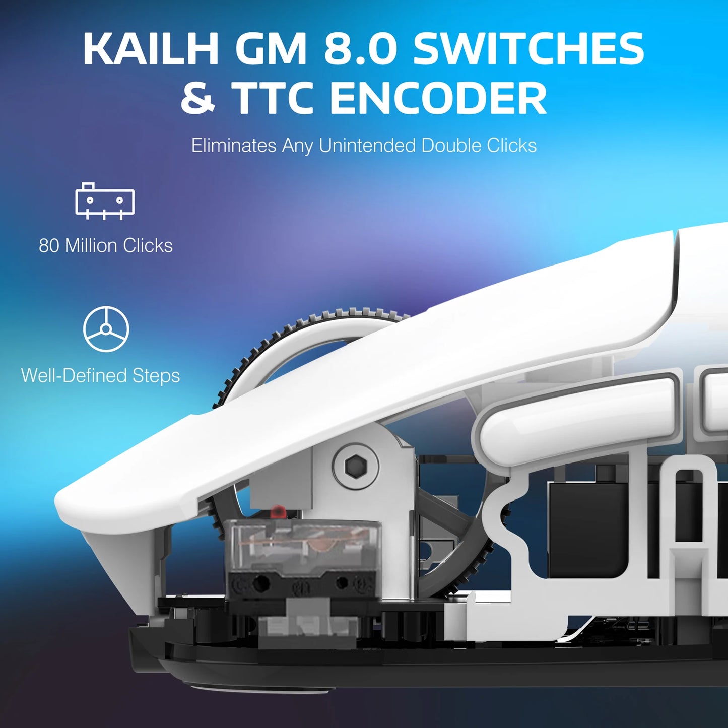 X3 Wireless Gaming Mouse,49g Ergonomic PC Mouse,Triple Modes PAW3395 26K DPI Optical Sensor