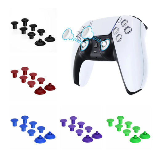 Thumbs Gear Interchangeable Ergonomic Thumb stick for PS5 Controller, for PS4 All Model Controller with 3 Joysticks