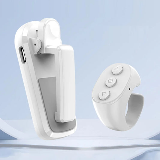 Fingertip Ring RC Page Turners Lightweight Multifunction Page Turner Clicker Camera Remote Clicker for E-book Clicker Accessory